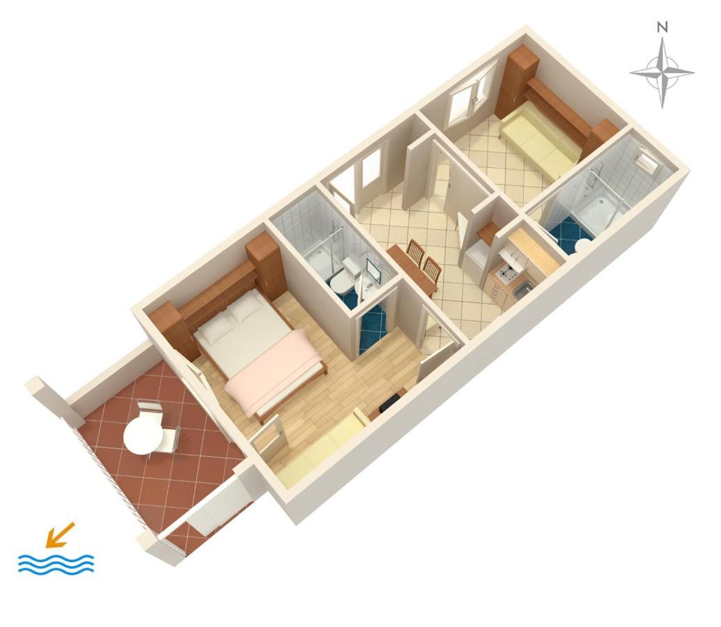 Apartments By The Sea Podgora, Makarska - 2615 Εξωτερικό φωτογραφία